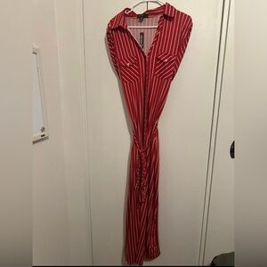 Red Stripe Love ❤️ Dress XL